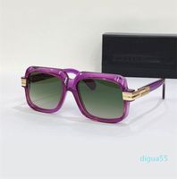 Sunglasses Vintage Square Gold Violet Green Gradient Hip Hop...