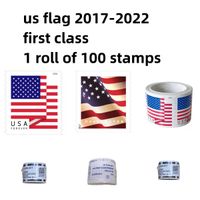 100 rollo de sello us sello de primera clase sello 2023 bandera sellos serie boda rosas sello conmemorativo