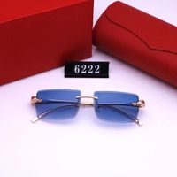 Herrendesigner Sonnenbrille Mann Frau Polarisierte Sonnenbrille CD Gl￤ser Mode polarisierende erwachsene luxuri￶se rahmenlose UV400 Optische Tonentz￼ndung Brillen