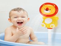 Çocuklar duş banyo oyuncakları sevimli aslan su çarkı elektrikli oyuncaklar bebek musluk banyo su püskürtme alet tekerlek tipi Dabbling oyuncak yok kutu 20