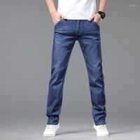 Men' s Jeans 2022 Spring Summer Men' s Blue Slim Stre...