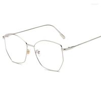 Солнцезащитные очки рамы 2022 Ретро винтажные чтения очки Женщины металлические очки