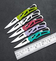 Promoção Faca de bolso dobrável Mini portátil aço inoxidável Faca EDC Chain Key Chain Knifes Cheap Gift Knifes7250924