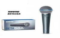 Microfones Shure Beta58a Handheld Wired Dynamic Microfone Microfone Microfone para cantar Vocais de grava￧￣o de games Micing para C4616323