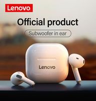 Orijinal Lenovo LP40 Kablosuz Kulaklıklar TWS Bluetooth Kulaklıklar Touch Kontrol Spor Kulağı Stereo Kulaklıklar Telefon için Android8632831