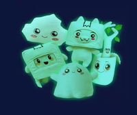 Karanlık Lankybox Peluş Bebek Oyuncaklar Foxy Boxy Paket Hayalet Rocky Çıkarılabilir Çıkarılabilir Karikatür Robot Noel Hediyesi1466289