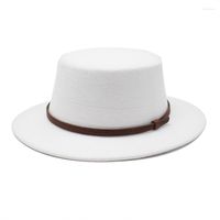 B￩rets Fashion For Men Fedoras printemps automne au chapeau de chapeau de chapeau de chapelle Chapelle Place Luxury Warm Panama Bowler Cap avec cha￮ne