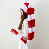 Kerstdecoraties Long Santa Hat Overlength Plush Claus Xmas Long-Tail Cap 221130