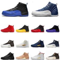 5.5-13 12 Indigo 12S Mens Outdoor Shoes Game Royal University Gold Dark Concord The Master Taxi Men Sports Trainer Sneakers