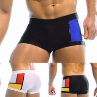 M￤ns shorts sommarstrandstammar baddr￤kt m￤n sexig badboxare bikini surf l￥g midja badkl￤der br￤dor male manlig