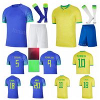 Men de soccer pour les jeunes Brésil Jerseys de foot