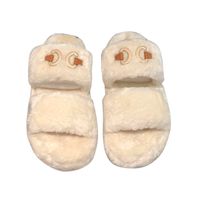 C3lin flat comfort mule wool winter designer slippers fluffy...