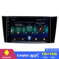 DVD de carro Radio Multimedia Player Player Navigation GPS para 2001-2010 Mercedes Benz E-Class W211 8 polegadas Sistema Android 3G