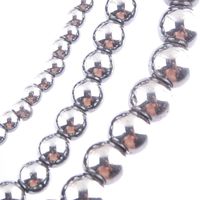 Materiali magnetici Nero nessun materiale magnetico Ematite pietra rotonda perle a sfera 2 3 4mm per gioielli fai -da -te che producono collana brac mjfashion dhxvo