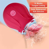 Massager sessuale Massager Rosa Lingua Leccata G Spot Nipple Nipple Toys Toys Vibrant che succhia vibratori clitoristici per le donne