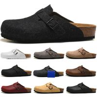 Дизайнерские ботинки Sandals Arizona Gizeh Hot Sell Smell Men Men Women Flats Cork Slippers Unisex Casual Shoes Print смешанные цвета размер 34-46