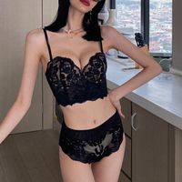 Bras Sets French Lace Bra and Panties Set Sexy Cotton Women ...