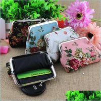 Other Jewelry Tools Bright Color Vintage Floral Coin Purse F...