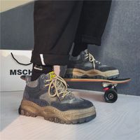 اللباس أحذية الرجال غير الرسمية من منصة الشتاء الشتوية الصلبة يرتدون المشي لمسافات طويلة مدربون للرجال أزياء أحذية رياضية Zapatos de Hombre 221007