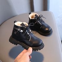 Bot Moda Boys Modern Zip Tehlike Ayak Bileği Deri Sıcak Kış Kızlar Bebek Ayakkabı Sıkışmaz Çocuk Spor ayakkabıları Sıradan 221007