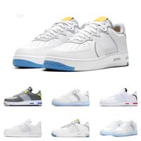 Sneakers Fashion Chaussures Sports Sneakers Trainers Blanc Ice Light Smoke Wolf Wolf Grey Black Red Hotsale Mens Platform React