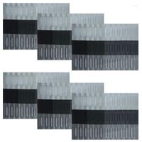 Tafelmatten 6-delige set PVC wasbare placemat mat niet-slip keukenaccessoires wijn