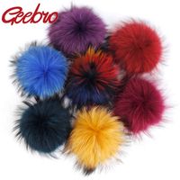 Other Geebro DIY 15cm Colorful Rcoon Fur pompoms Elegant bal...