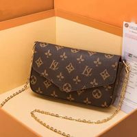 Luxurys diseñadores bolsos para mujeres bolsos de mujer Messenger compuesto bolso de embrague de embrague bolso hembra billetera de cartera viutonitys m41738
