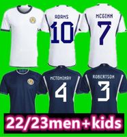 2022 اسكتلندا رجال كرة القدم جيرسي 22 23 McGregor Armstrong McTominay Dykes Tierney Adams Football Shirt National Christie Robertson 2023 Uniform Shirt Kids