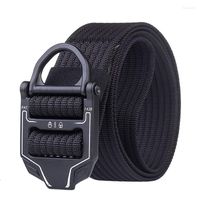 Belts Men And Women Belt High Quality Nylon Alloy Buckle Out...