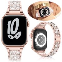 Респлики для роскошного часа для Apple Watch Ultra 49 мм полоса 8 41 мм 45 мм 40/44 мм 38/42 мм женские бриллианты Fit Iwatch Series 7 6 SE 5 4 3 2 1 РЕЗЕКТ БРАШИ