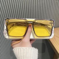 Occhiali da sole 2022 oversize Ms. lussuoso stilista per uomini occhiali gialli uv400 all'ingrosso