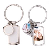 Keychains Round Sublimation Blank Keychain For Christmas Val...