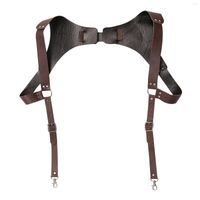 Belts Vintage Medieval Renaissance Leather Suspender Mens Sh...