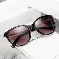 نظارة شمسية مصممة العلامة التجارية Cat Eye Women Luxury Plastic Sun Glasses الكلاسيكية الرجعية في الهواء الطلق Gafas