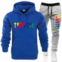 Herren Trailsuits Herren Trainingsanzug M￤nner/Frauen Sets Herbstw￤rme 2 St￼ck Set Brand Trapstar Hoodies Sweatshirt Jogginghose Anzug
