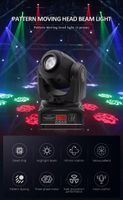 Hareketli Kafa Işıkları Yeni 3 Üçlü Prizma Etkisi DJ Stage Işık Mini 90W LED Spot