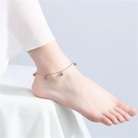 Anklets Kofsac Trendy 925 Sterling Silver for Women Personalidad Simple Campana de la cadena de pies Joyas Regalos de cumplea￱os Joyas