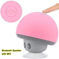 Portable Sers Mini Wireless Silicone Bluetooth 3W Cogumelos Louders Er Super Bass Phone Player Cup Titular 221008