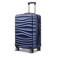 Bavullar Lüks Seyahat Bagaj Abs Universal Wheel Alfabe Tollisi Bavul Unisex PC Çantası Şifre Valis