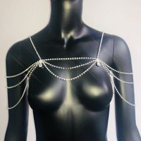 Pendant Necklaces Stonefans Handmade Bridal Shoulder Chain f...