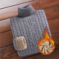 Мужские свитеры бархат с утолщенным свитером зимний палочий рубашка с толстой вязаной теплой внутренней одеждой 221008