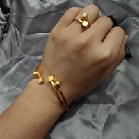 Charm Braceletts 24.000 Perlen Goldfarbe f￼r Frauen afrikanische ￤thiopische Armb￤nder Hochzeit Square Juwelierparty Geschenke Bijoux Comorien Dubai 221008