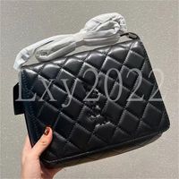 2022 럭셔리 디자이너 이브닝 가방 마름모꼴 가죽 크로스 바디 토트 백 검은 색 질감 가방 디자이너