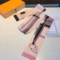 Eşarplar Moda Mektubu Çanak Çantası Kravat İpek Malzeme Lady