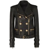Women s Leather Faux HIGH QUALITY est Designer Jacket Lion B...
