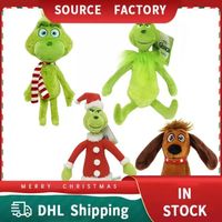 Grinch 크리스마스 그린스 몬스터 플러시 장난감 녹색 모피 괴물 인형을위한 새로운 장난감 휴일 장식 파티 용품 플러시 인형 dhl 배 wly935