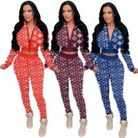 2022 Designer Tracksuits Two Piece Set Outfits Women Sportsw...