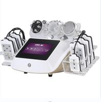 6 in 1 Lipo Laser 슬리밍 머신 캐비테이션 RF 피부 조임 초음파 진공 캐비처 시스템