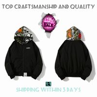 En İyi İşçilik Erkek Ceketler Köpekbalığı Erkek Yıldız Noktaları Tasarımcıları Mağaza Varsity Ortak marka stilist Fırtına Hayaletleri Askeri Tarz Kamuflaj Ceket Beyzbol Giyim J1-9